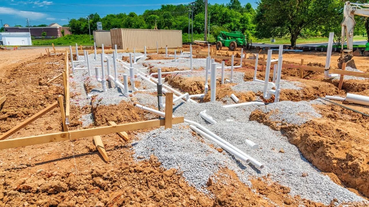 New residential construction rough-in plumbing — new construction plumbing services
