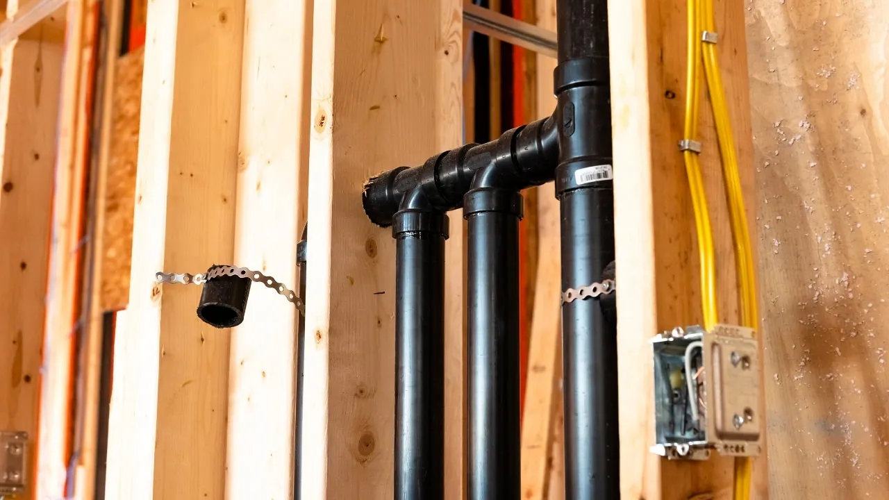 Emergency plumbing repair in progress