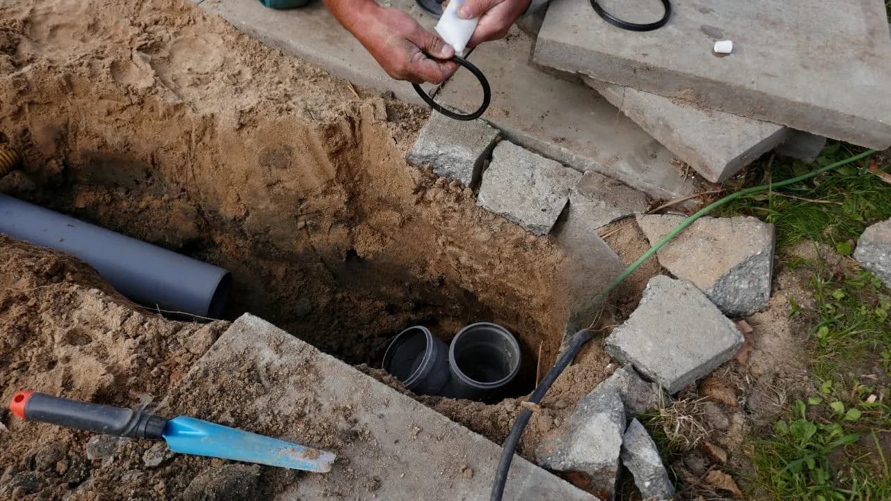 Video pipe inspection — camera in drain line
